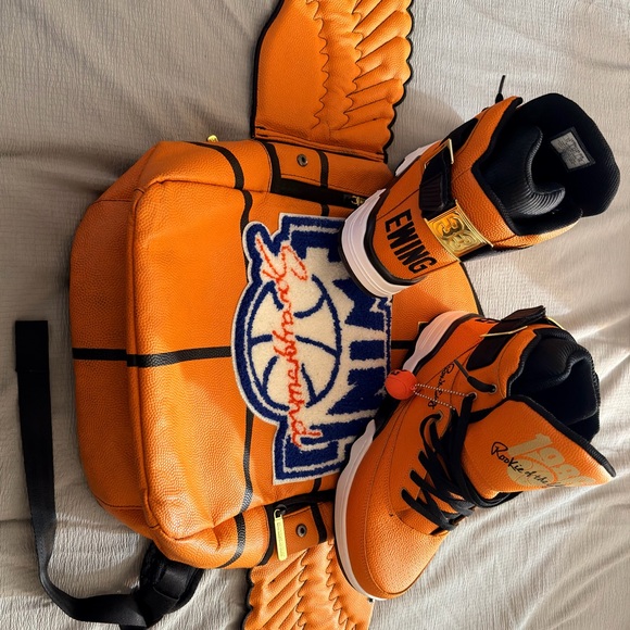 Patrick Ewing Other - Rare!! Patrick Ewing 33 Hi Top Sneakers with Sprayground Wing backpack combo.